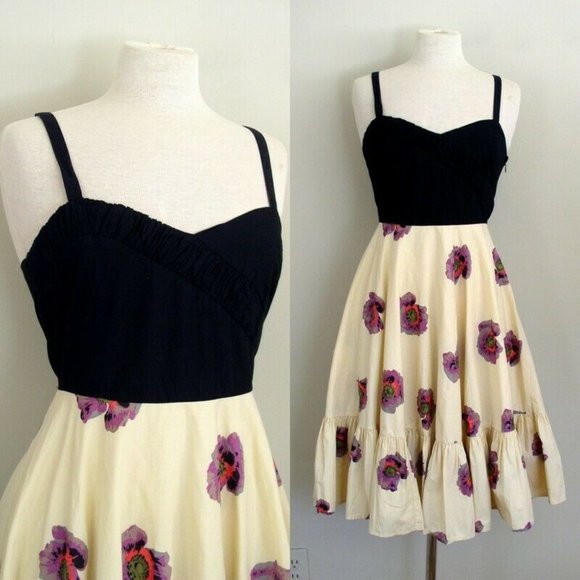 Anthropologie Dresses & Skirts - Girls From Savoy Night & Day Floral Dress Sz 10